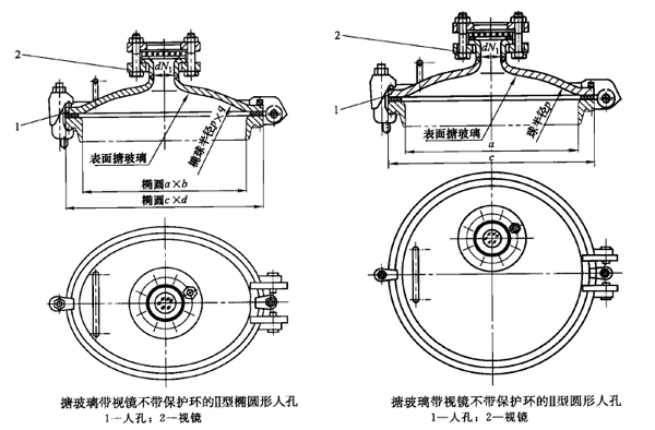 搪玻璃人孔裝置